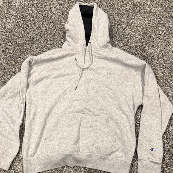 Champion Light Gray Hoodie - Picture 1 of 2